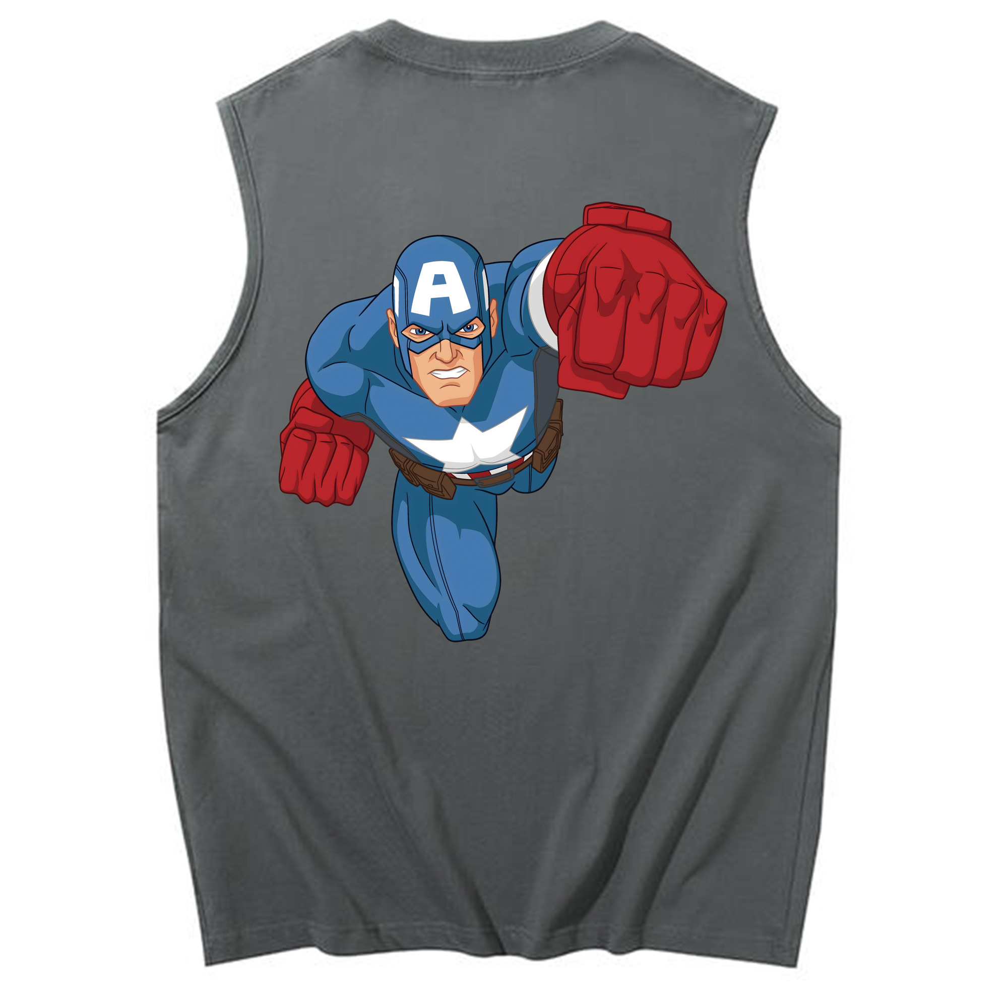 （画像用） アベンジャーズ The Avengers コットン100％タンクトップ（背面プリント）